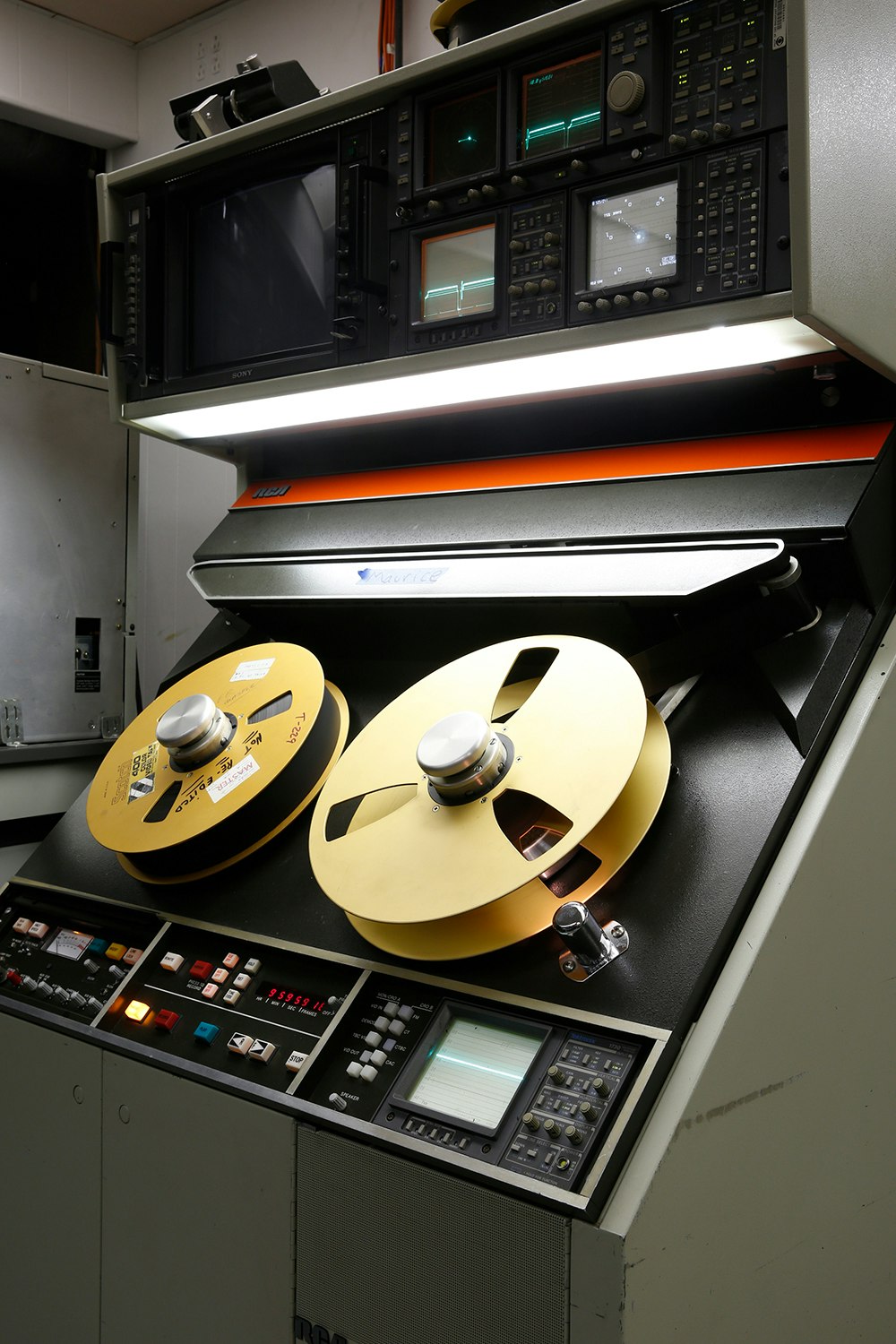 Original Harlem Cultural Festival 1969 video tape reels. Photo by Kate Glicksberg.